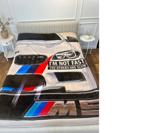 Плед 3D BMW M5 13437 160х200 см