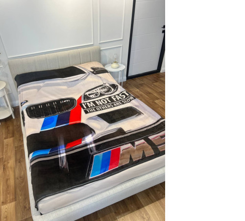 Плед 3D BMW M5 13438 135х160 см