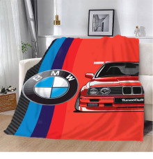 Плед 3D BMW Машина мрії 12435 160х200 см