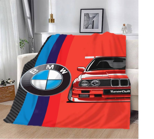 Плед 3D BMW Машина мрії 12436 135х160 см