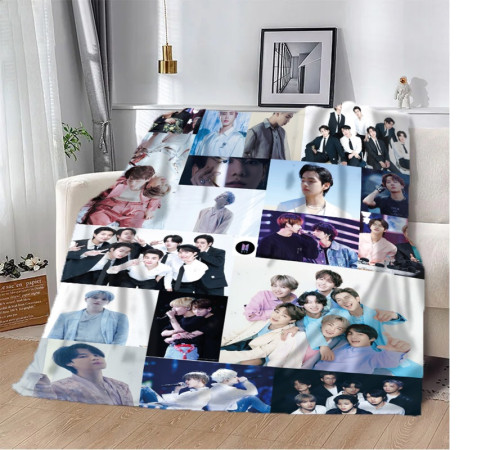Плед 3D BTS 10603 135х160 см