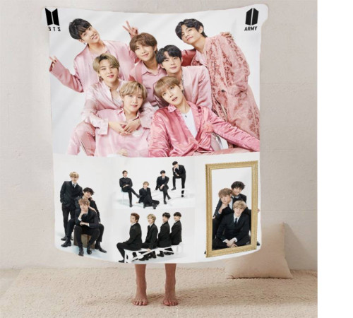 Плед 3D BTS №3 13293 135х160 см