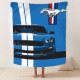 Плед 3D Синій Ford Mustang 12433 135х160 см