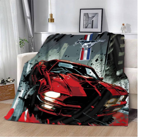 Плед 3D Ford Mustang 12429 160х200 см