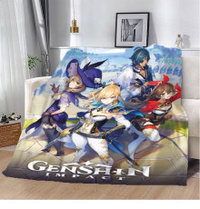 Плед 3D Genshin impact 12316 135х160 см