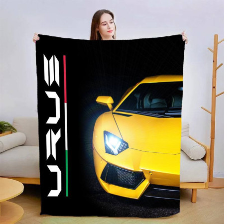 Плед 3D Lamborghini Urus №2 13426 135х160 см