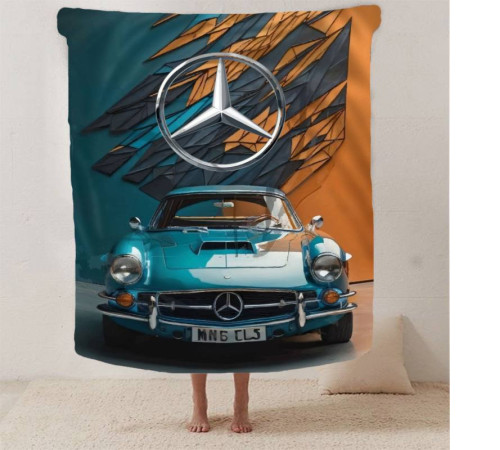 Плед 3D Mercedes-Benz 12643 160х200 см