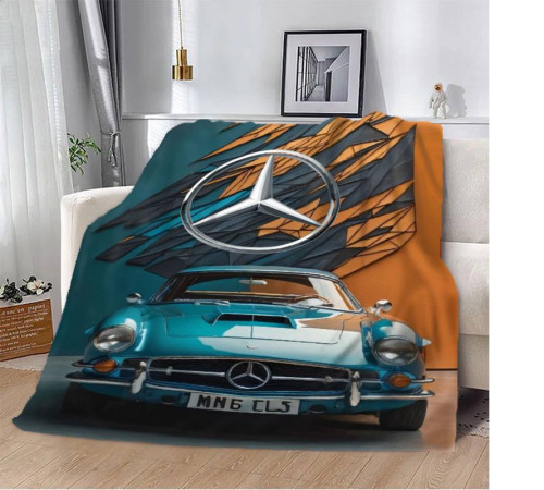 Плед 3D Mercedes-Benz 12644 135х160 см