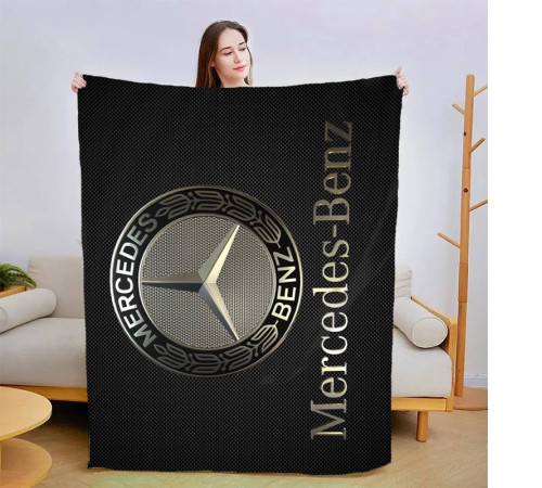 Плед 3D Mercedes-Benz Lux 13443 160х200 см