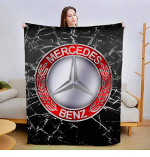 Плед 3D Mercedes-Benz RED 13446 160х200 см