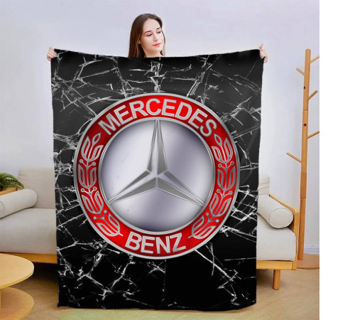 Плед 3D Mercedes-Benz RED 13446 160х200 см