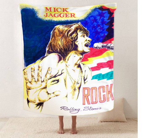Плед 3D Mick Jagger 12026 160х200 см