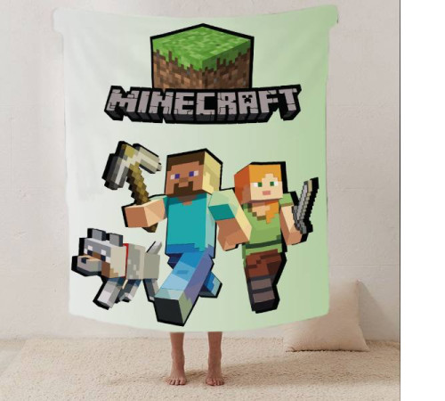 Плед 3D MINECRAFT 12265 135х160 см