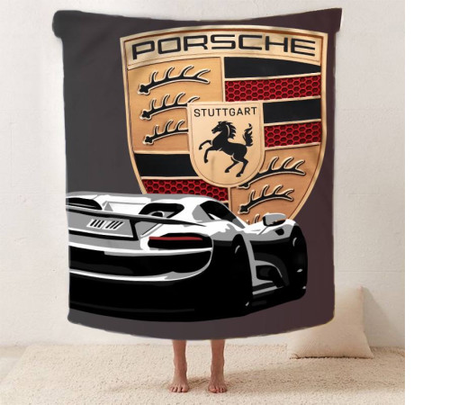 Плед 3D Porsche 12424 135х160 см