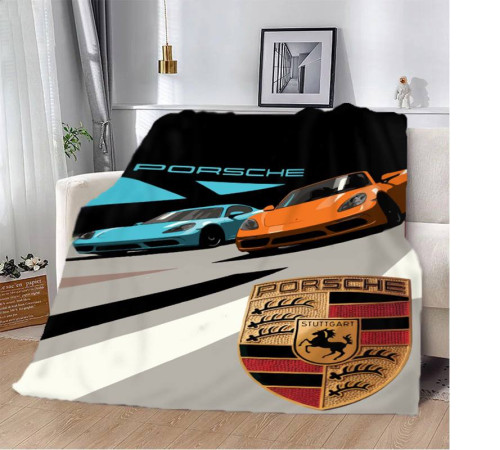 Плед 3D Porsche Дует 12127 135х160 см