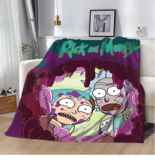 Плед 3D Rick and Morty 10653 135х160 см
