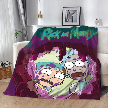 Плед 3D Rick and Morty 10653 135х160 см