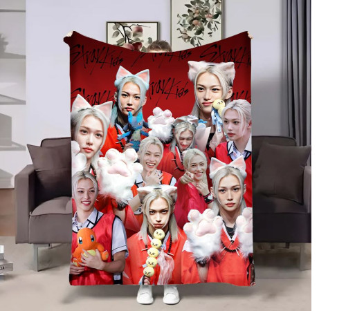 Плед 3D Stray Kids Felix 17965 160х200 см