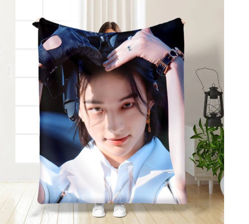 Плед 3D Stray Kids Hyunjin 15799 160х200 см