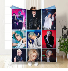Плед 3D Stray Kids колаж 15777 160х200 см