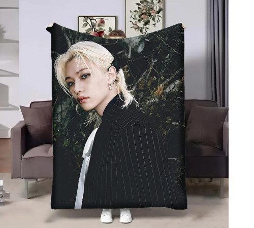 Плед 3D Stray Kids Фелікс 32321 160х200 см
