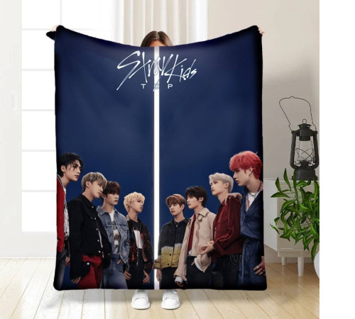Плед 3D Stray Kids №2 15786 135х160 см
