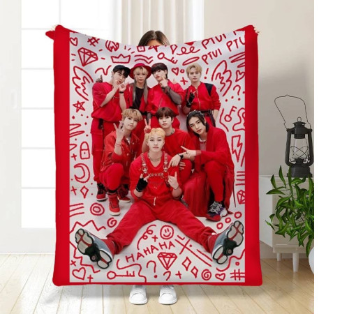 Плед 3D Stray Kids №6 15794 135х160 см