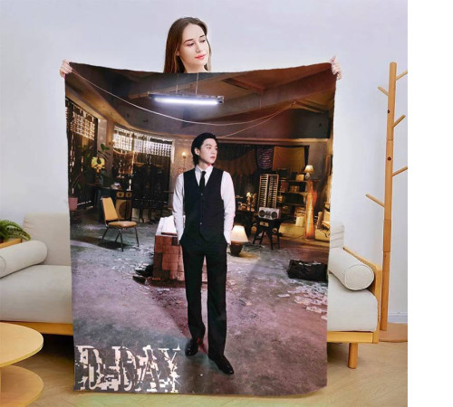 Плед 3D Yoongi BTS №2 13378 135х160 см