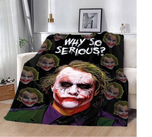 Плед 3D Джокер Why so serious? 11606 160х200 см