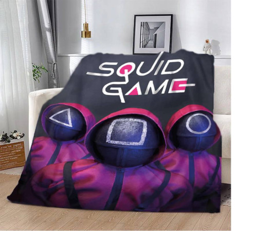 Плед 3D Гра в кальмара SQUID GAME 12298 135х160 см