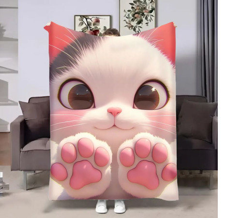 Плед 3D Котячі обіймашки 17963 160х200 см