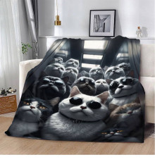 Плед 3D Котяча Мафія 12334 135х160 см