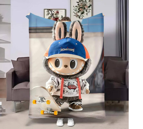 Плед 3D Лабубу №8 31263 160х200 см