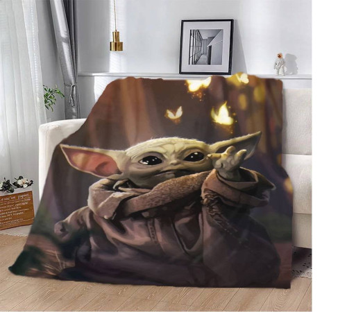 Плед 3D Малюк Йода 12259 135х160 см