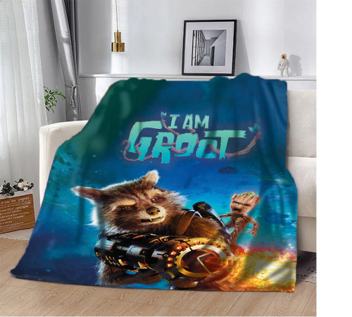 Плед 3D Марвел I am Groot 10601 135х160 см