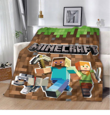 Плед 3D Cвіт MINECRAFT 12262 135х160 см