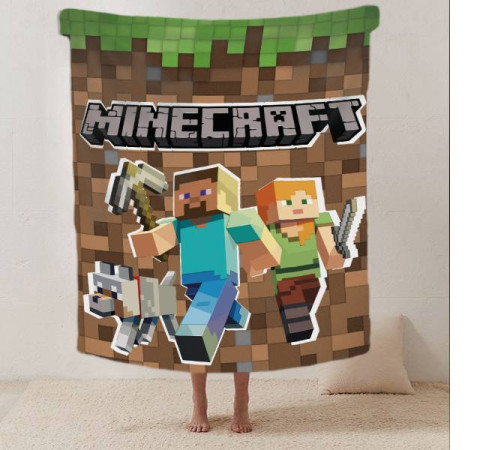 Плед 3D Cвіт MINECRAFT 12262 135х160 см