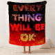 Плед 3D мотиваційний "EVERY THING WILL BE OK №2" 12828 135х160 см