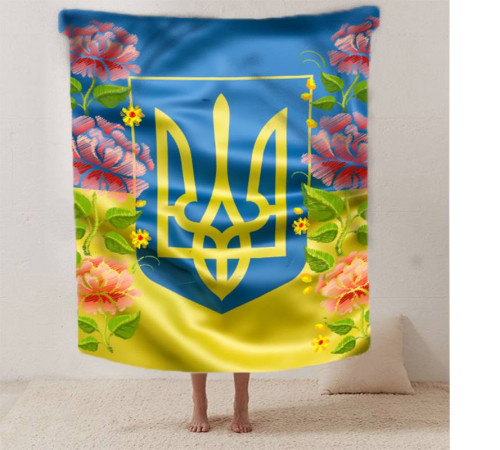 Плед 3D патріотичний Національна гордість №2 12592 160х200 см