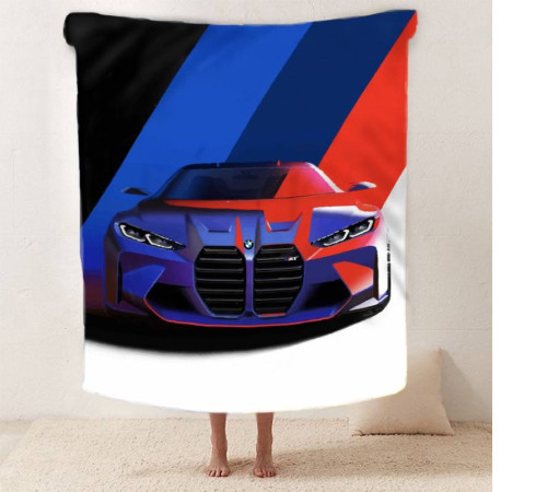 Плед 3D Престижний BMW 12438 160х200 см