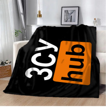 Плед патріотичний 3D ЗСУ hub чорний 10599 135х160 см
